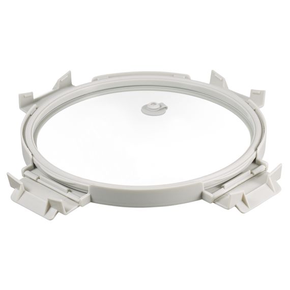 Контейнер для запекания и хранения круглый с крышкой, 1,3 л, светло-серый, Smart Solutions, изображение 8