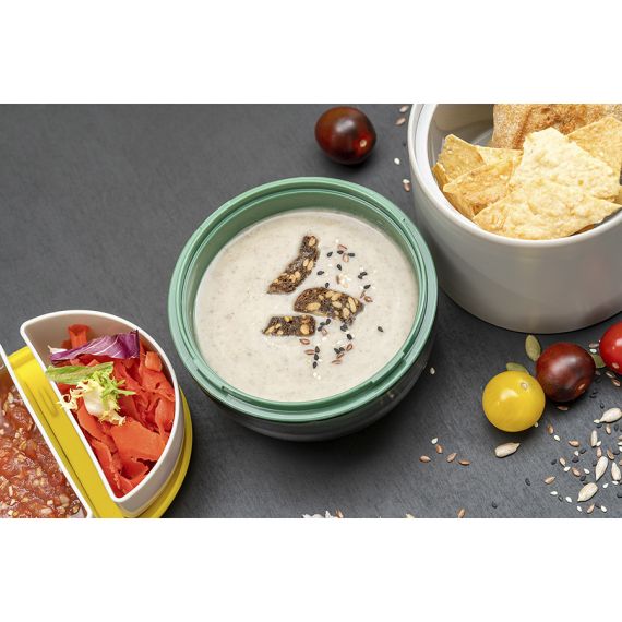 Ланч-бокс Meals, 800 мл, светло-серый/зеленый, Smart Solutions, изображение 6