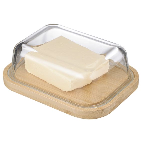 Масленка стеклянная, 18х14х6 см, Smart Solutions, изображение 2