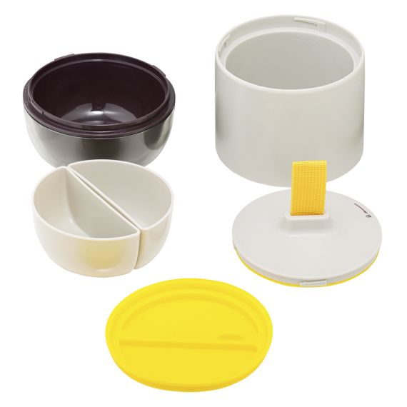 Ланч-бокс Meals, 800 мл, светло-серый/темно-сливовый, Smart Solutions, изображение 2