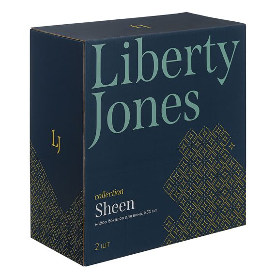 Набор бокалов для вина Sheen, 850 мл, 2 шт., Liberty Jones, изображение 3