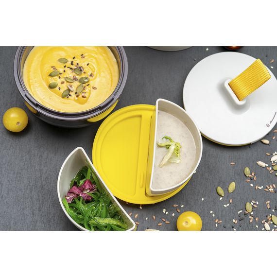 Ланч-бокс Meals, 800 мл, светло-серый/темно-сливовый, Smart Solutions, изображение 6