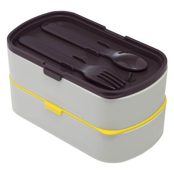 Ланч-бокс с приборами Food Time, 1 л, серый, Smart Solutions, изображение 11