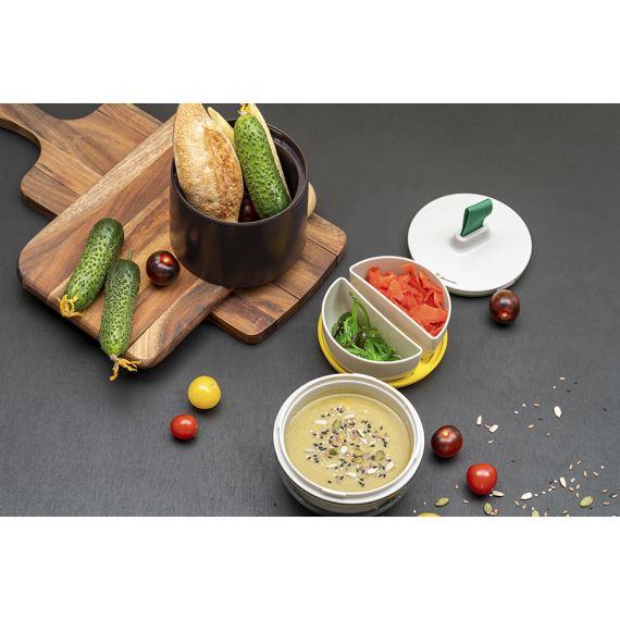 Ланч-бокс Meals, 800 мл, темно-сливовый/светло-серый, Smart Solutions, изображение 6