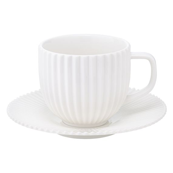 Набор из двух чайных пар белого цвета из коллекции Essential, 250 мл, Tkano, изображение 3