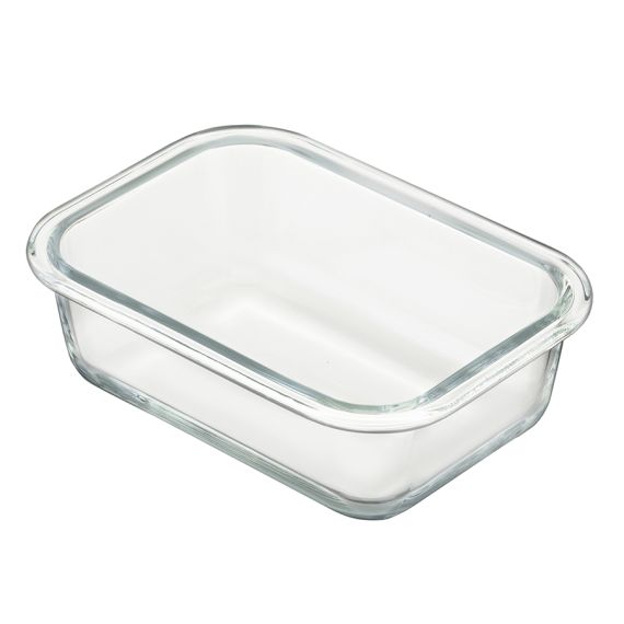 Набор стеклянных прямоугольных контейнеров с бамбуковыми крышками, 3 шт., Smart Solutions, изображение 4