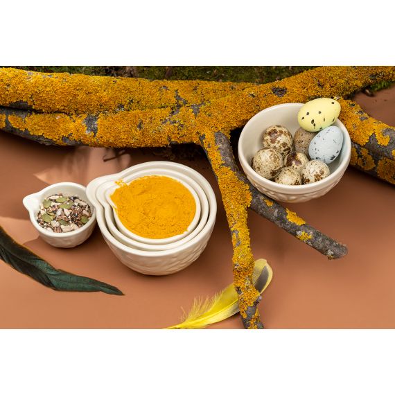 Набор мерных чаш Birds of Paradise, кремовые, 4 шт., Liberty Jones, изображение 4