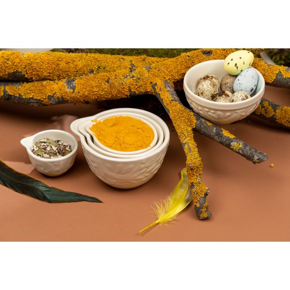 Набор чаш Birds of Paradise, 190 мл, кремовые, 2 шт., Liberty Jones, изображение 4