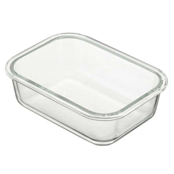 Набор стеклянных прямоугольных контейнеров с бамбуковыми крышками, 3 шт., Smart Solutions, изображение 8