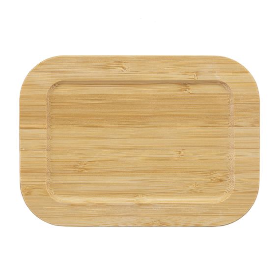 Набор стеклянных прямоугольных контейнеров с бамбуковыми крышками, 3 шт., Smart Solutions, изображение 6