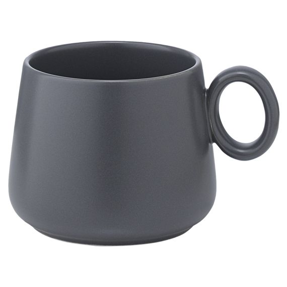 Набор из двух чайных пар темно-серого цвета из коллекции Essential, 250 мл, Tkano, изображение 4