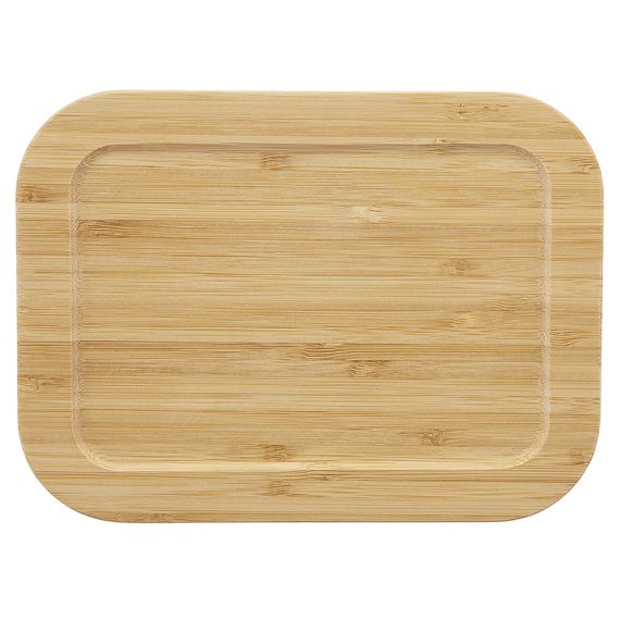 Набор стеклянных прямоугольных контейнеров с бамбуковыми крышками, 3 шт., Smart Solutions, изображение 13