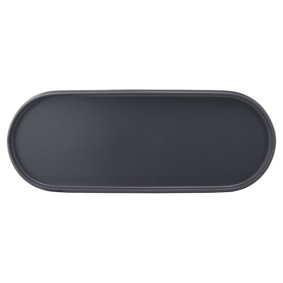 Овальное блюдо темно-серого цвета из коллекции Essential, Tkano, изображение 4