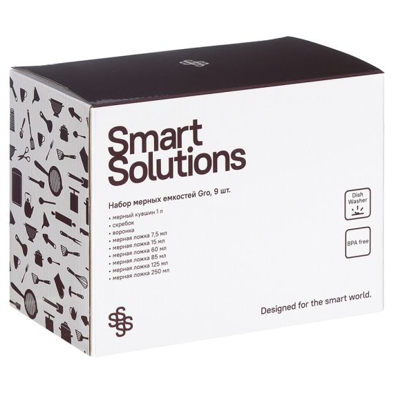 Набор мерных емкостей Gro, 9 шт., Smart Solutions, изображение 11
