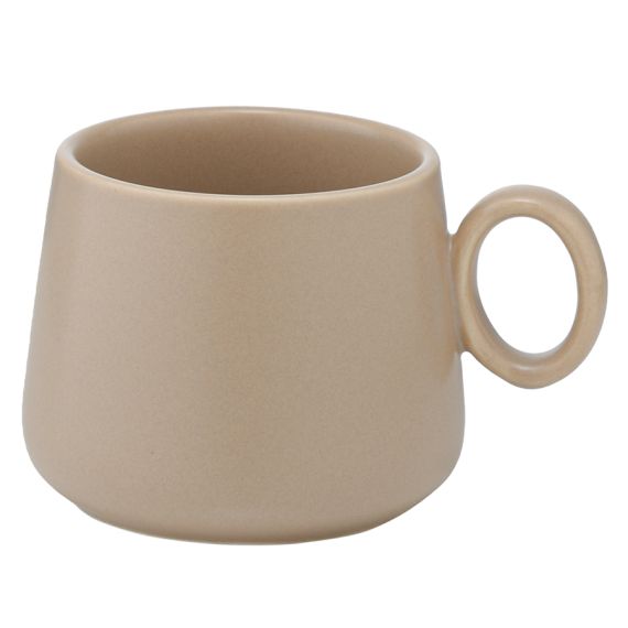 Набор из двух чашек с блюдцами бежевого цвета из коллекции Essential, 120 мл, Tkano, изображение 4