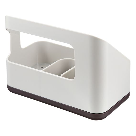 Органайзер для раковины Ronja, 19х10,5х14,6 см, светло-серый, Smart Solutions, изображение 4