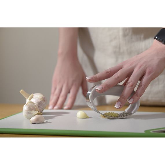 Пресс для чеснока Vegard, 10,7 см, светло-серый, Smart Solutions, изображение 6