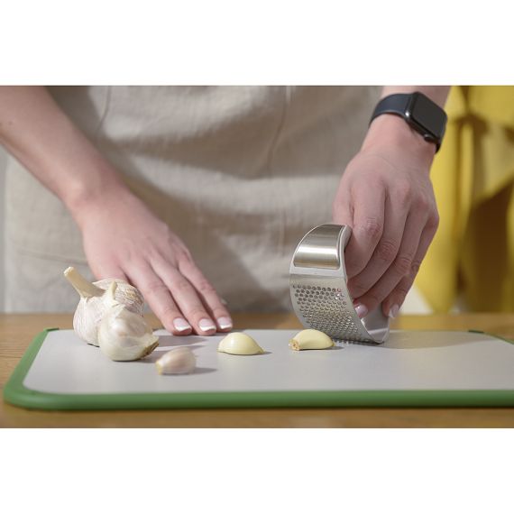 Пресс для чеснока Vegard, 10,7 см, светло-серый, Smart Solutions, изображение 4