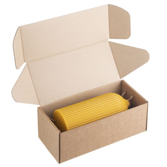 Свеча декоративная цвета карри из коллекции Edge, 16,5см, Tkano, изображение 2