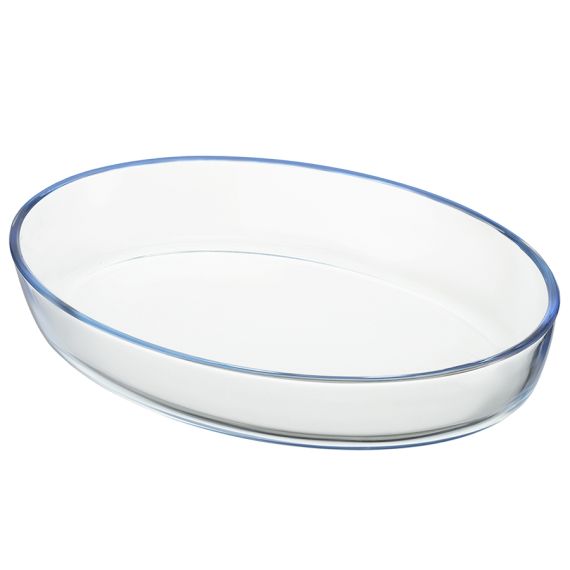 Форма для выпечки стеклянная с бамбуковой крышкой-подносом, 4 л, Smart Solutions, изображение 2