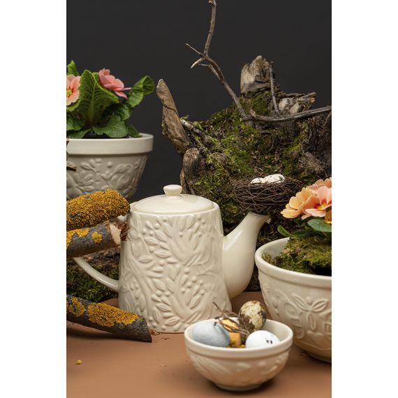 Чайник заварочный Birds of Paradise, 1 л, кремовый, Liberty Jones, изображение 4