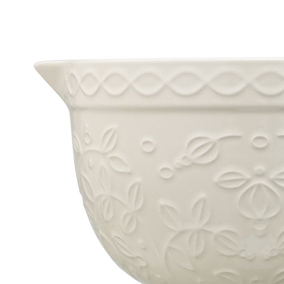 Кувшин для смешивания кремового цвета с рельефным узором Ягоды Тайги из коллекции Russian North, 2л, Tkano, изображение 4