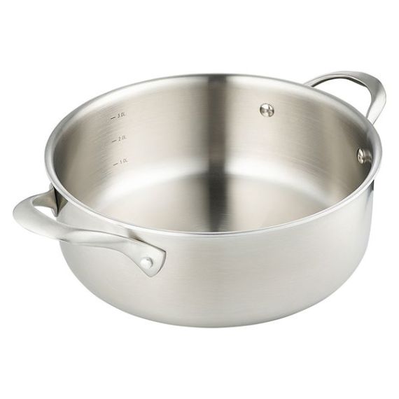 Кастрюля с крышкой 3Ply Etalon, 24 см, 4 л, Liberty Jones, изображение 3