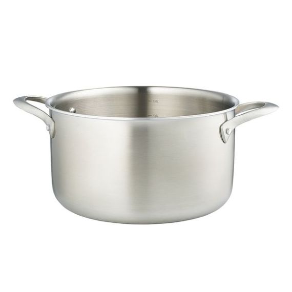 Кастрюля с крышкой 3Ply Etalon, 24 см, 6 л, Liberty Jones, изображение 2