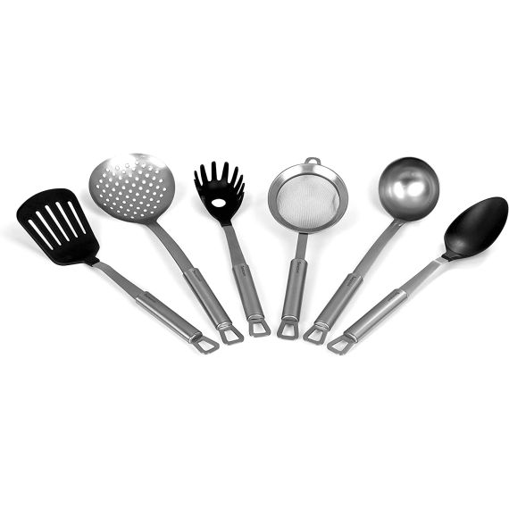 My Utensil - Половник для всех типов покрытий, 33 см, сталь 18/10 + нейлон, Barazzoni, изображение 3