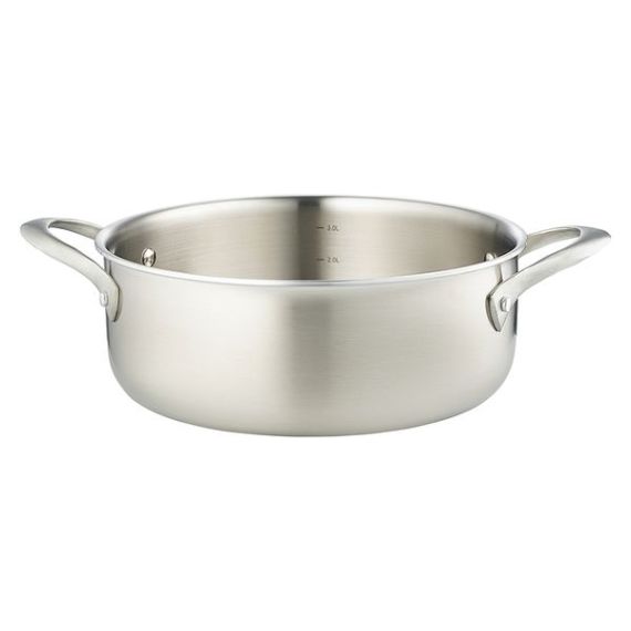 Кастрюля с крышкой 3Ply Etalon, 24 см, 4 л, Liberty Jones, изображение 2