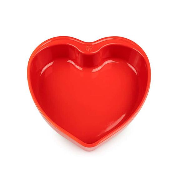 Форма для запекания "Сердце" Heart, 25,8 х 25 см, красный, Peugeot