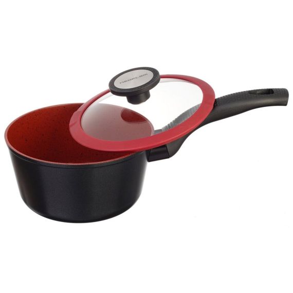 Ковш со стеклянной крышкой для индукционных плит De Chef 2 л, 18 см, Neoflam, изображение 3