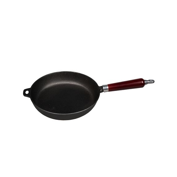 Сковорода чугунная с деревянной ручкой, 20см, P.L. Proff Cuisine
