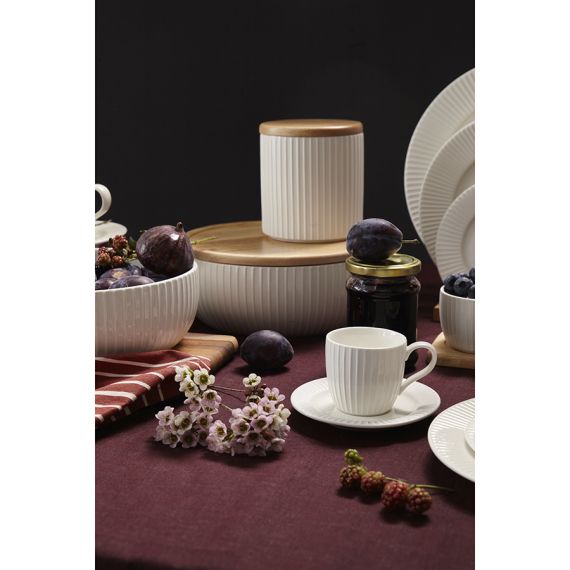 Набор чашек с блюдцами Soft Ripples, Dual Glazing, 125 мл, 2 шт., Liberty Jones, изображение 3