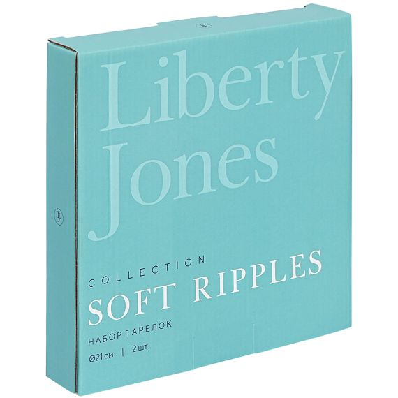 Набор тарелок Soft Ripples, Dual Glazing, ?21 см, 2 шт., Liberty Jones, изображение 9