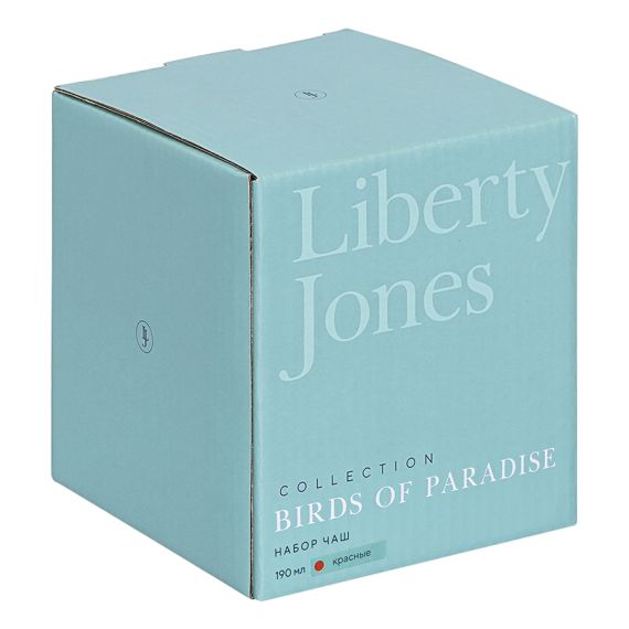 Набор пиал Birds of Paradise, 190 мл, красные, 2 шт., Liberty Jones, изображение 5