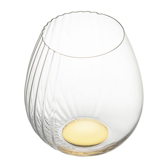 Набор бокалов для вина Alice в подарочной упаковке, 610 мл, золотистые, 2 шт., Liberty Jones, изображение 2