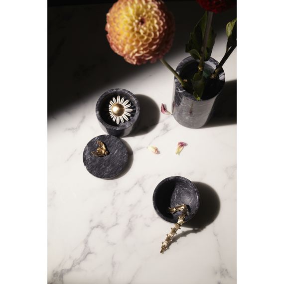 Органайзер для кухонных принадлежностей Marm, ?10х17 см, черный мрамор, Liberty Jones, изображение 3