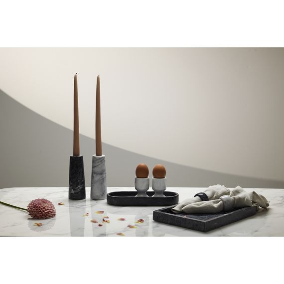 Подсвечник Marm, 15 см, черный мрамор, Liberty Jones, изображение 6