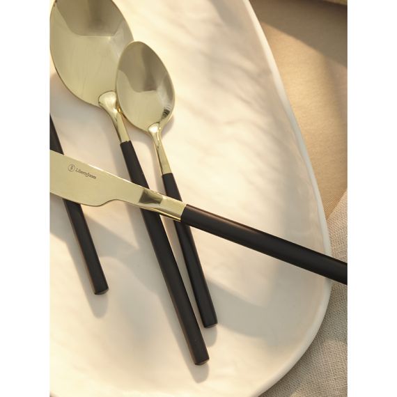 Набор столовых приборов Duality, золотистые, 16 пред., Liberty Jones, изображение 4