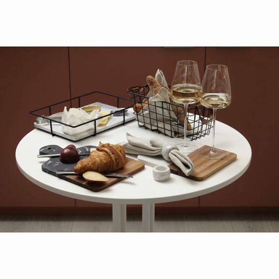 Доска сервировочная Marm, 21,5х33,5 см, белый мрамор/акация, Liberty Jones, изображение 8