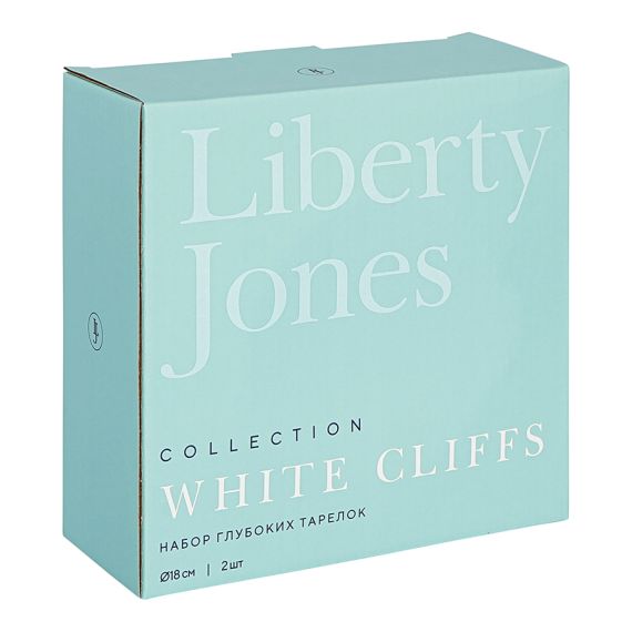 Набор глубоких тарелок White Cliffs, 18 см, 750 мл, 2 шт., Liberty Jones, изображение 12