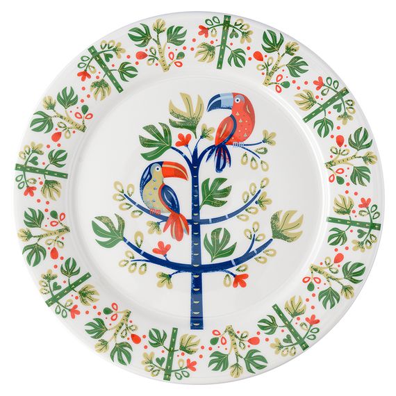Тарелка Toucan из коллекции Birds of Paradise, ?28 см, Liberty Jones