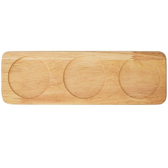 Набор из 3 чаш на бамбуковой подставке Soft Ripples, Dual Glazing, 200 мл, Liberty Jones, изображение 7