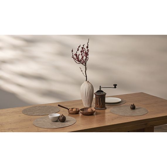 Набор из 4-х сервировочных салфеток Leanera, d 35 см, песочные, Liberty Jones, изображение 3