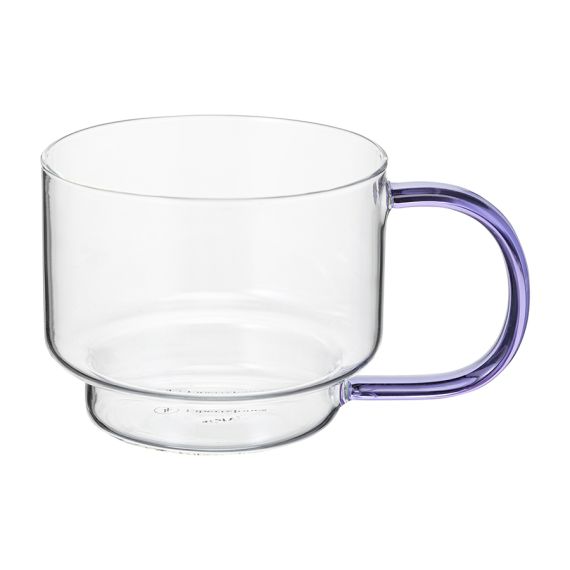 Набор кружек Orb, 400 мл, прозрачные/фиолетовые, 2 шт., Liberty Jones, изображение 6