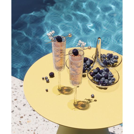 Набор бокалов для шампанского Arctic, 180 мл, прозрачный, 4 шт., Liberty Jones, изображение 7