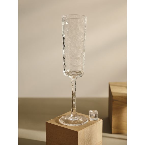 Набор бокалов для шампанского Arctic, 180 мл, прозрачный, 4 шт., Liberty Jones, изображение 5