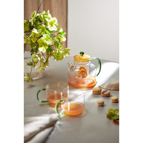 Набор кружек Orb, 400 мл, прозрачные/зеленые, 2 шт., Liberty Jones, изображение 4