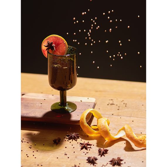 Набор бокалов для вина Flowi, 410 мл, темно-зеленые, 2 шт., Liberty Jones, изображение 7